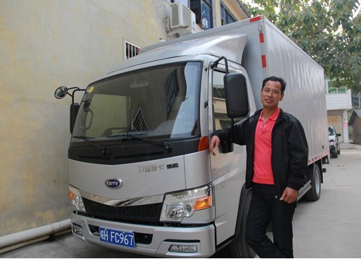 高端輕卡開瑞綠卡，大別山的高效配送伙伴