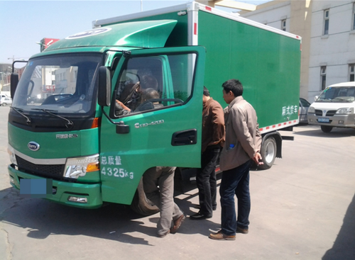 高端輕卡-開瑞綠卡大幅提升高檔水果行業(yè)配送價值